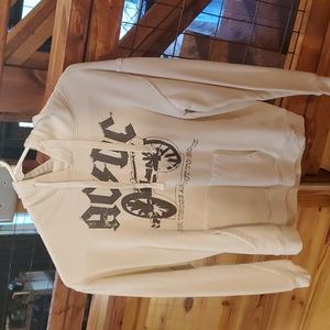 AC/DC Hoodie Fleece Lined Women's Size Small EUC